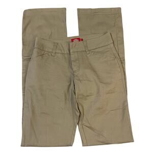 Dickies Khaki Boot Cut Pants- 1